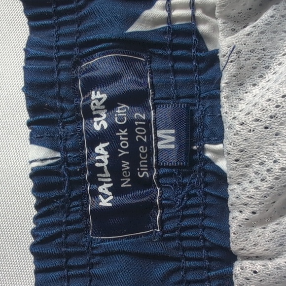 Kailua Surf Mens Swim Trunks Beach Board Shorts Stars Stripes Flag Size Medium - Picture 3 of 8